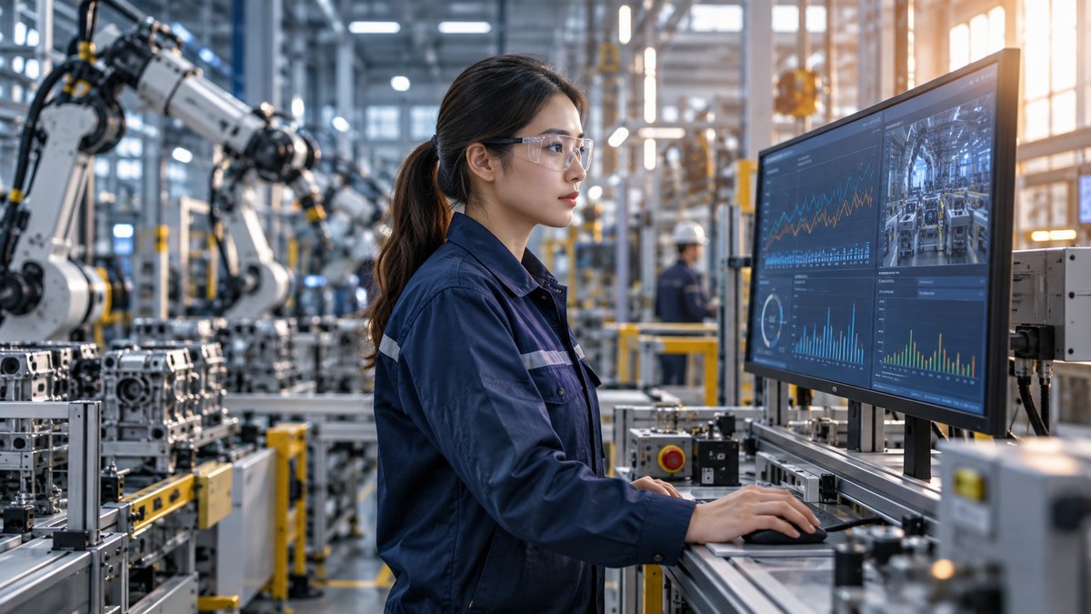 Manufacturing concept illustration